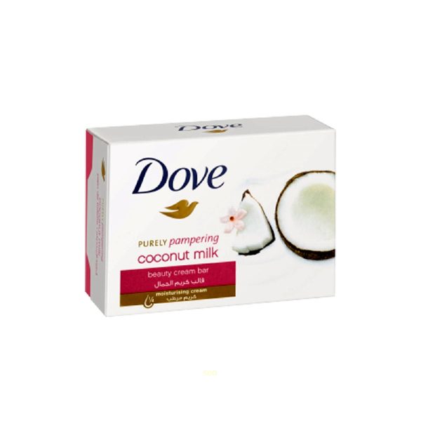 صابون کرمی داو Dove حاوی عصاره شیر نارگیل وزن 100 گرم