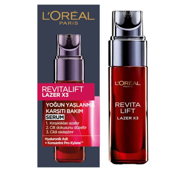 سرم ضد چروک لورآل مدل REVITALIFT LAZER X3 حجم 30 میل sizinkala.ir