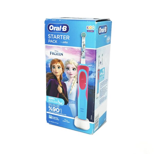 مسواک برقی کودک اورال بی سری Starter Pack طرح Frozen به همراه یک عدد سری یدک sizinkala.ir