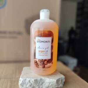 شامپو بدن بدون سولفات و پارابن بیومونتی Biomonti حاوی روغن آرگان 1000 میل sizinkala.com