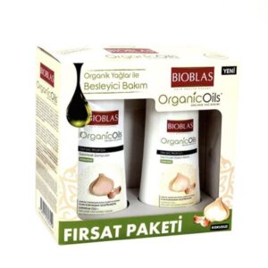 شامپو بیوبلاس مدل Organic Oils به همراه نرم کننده (400ml+300ml) sizinkala.ir