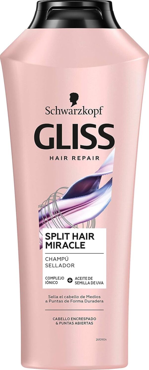 شامپو سر گلیس مدل Split Hair Miracle مناسب موهای وز و آسیب دیده 370 میل sizinkala.ir